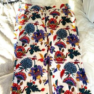 Jcrew floral Capri pant